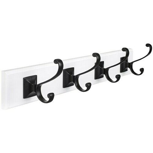 WALTECO Letev za obe&scaron;anje (Do x &Scaron; x V: 450 x 90 x 100 mm, &Scaron;tevilo kaveljčkov: 4 kos, MDF) Cene