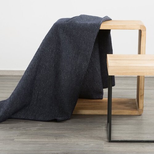 Eurofirany unisex's blanket 416148 navy blue Slike