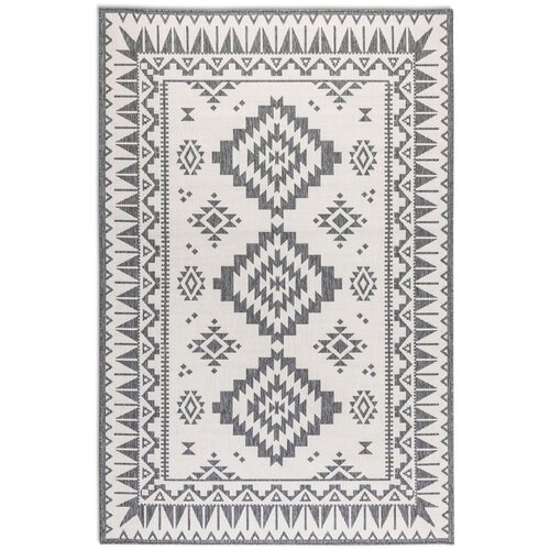 Elle Decoration Siva/kremno bela zunanja preproga 80x150 cm Gemini &amp;ndash; Slike