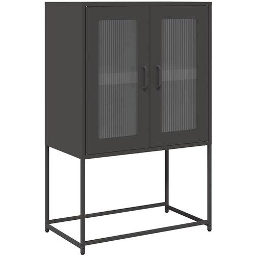 Maison Chic Visoka omara - Komoda - Predalnik črna 68x39x107 cm jeklo, (21717433) Slike