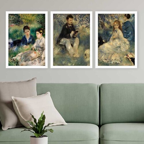 Wallity Set uramljenih slika 3BC_UN894914, 3 Dela Cene