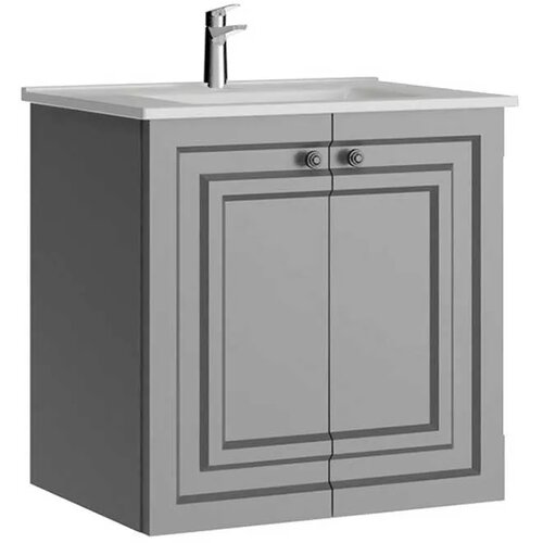 Creavit Kayra Grey ormarić sa umivaonikom 60cm Cene