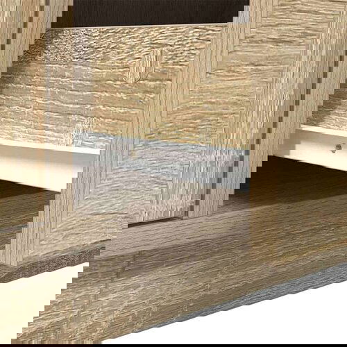 vidaXL TV ormarić s LED svjetlima boja hrasta sonome 160,5x41x50 cm Cene