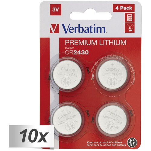 Verbatim 10x4 CR 2430 Lithium Batterie 49534 Cijene