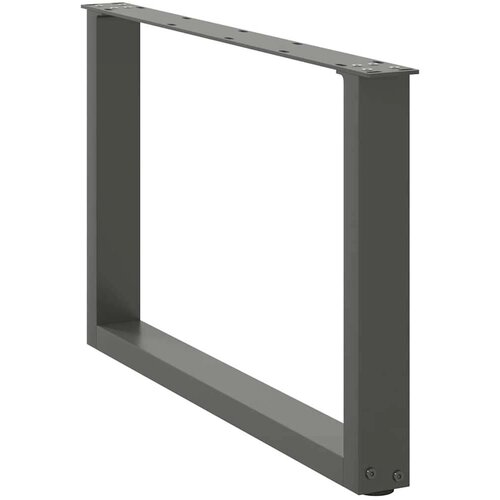 vidaXL Noge kavne mizice v obliki črke U 2 kosa Antracit 60x(42-43) cm Cene