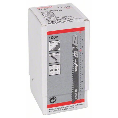 Bosch 2608637878 T 111 C Basic for Wood listovi ubodne testere Cene