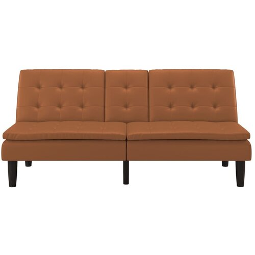 Støraa Konjak smeđa sklopiva sofa od imitacije kože 191 cm Maine – Cijene