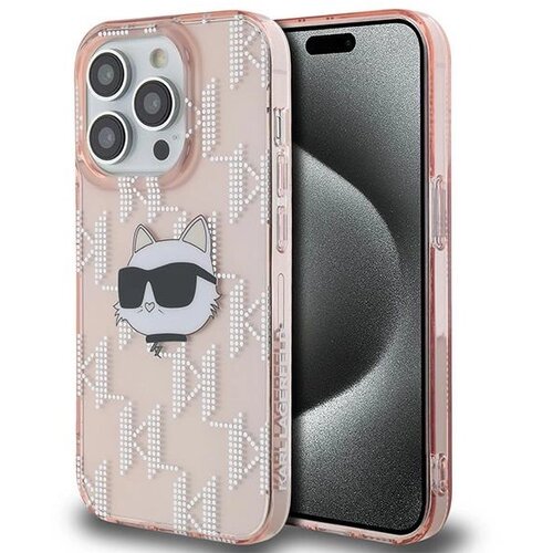 Karl Lagerfeld OVITEK IML CHOUPETTE HEAD MONOGRAM ZA IPHONE 13 PRO 13 ROZA, (21896893) Cene