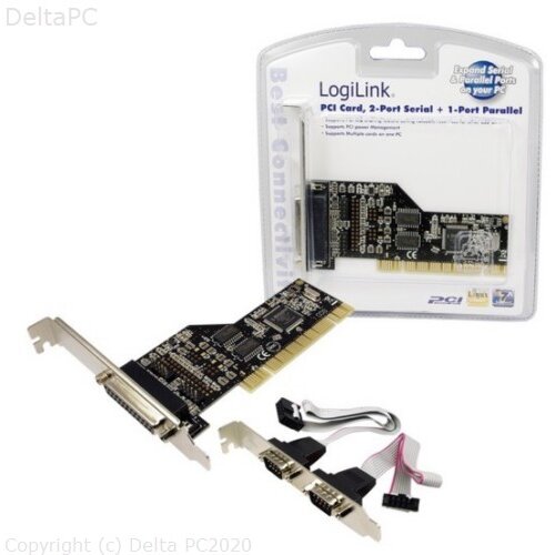 Logilink PCI-E Card 1 x Parallel + 2x serial PC0018 Slike