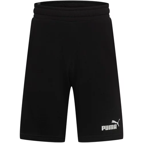 Puma Športne hlače črna / bela