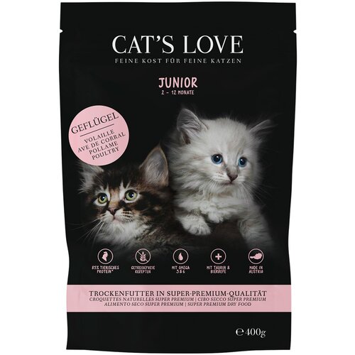 Cat's Love Cat´s Love Junior perutnina - 400 g Cene