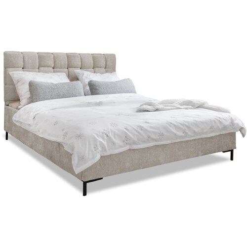 Miuform Bež tapecirani bračni krevet s podnicom 180x200 cm Eve &amp;ndash; Slike