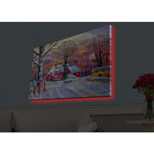 Wallity Slika sa LED osvetljenjem 4570HDACT-043, 45x70 cm Cene