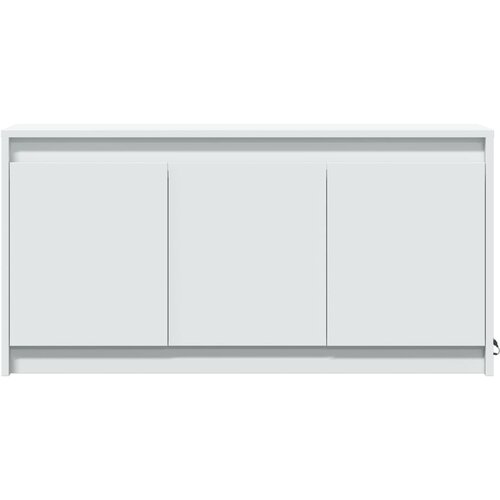  ormarić LED bijeli 100 x 34 x 50 cm od konstruiranog drva Slike