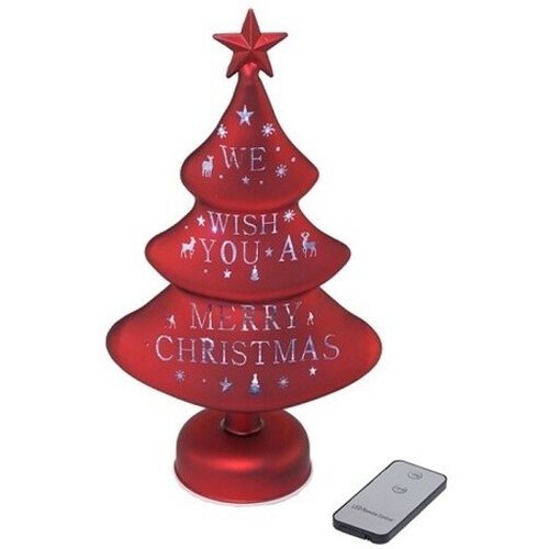  Staklena jelka sa led svetlom 32cm C.LED Vetro Cene