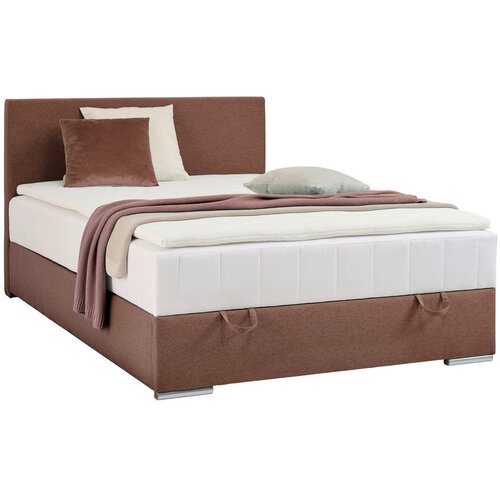 CARRYHOME POSTELJA Z VZMETNICO 120 cm x 200 cm , tekstil rjava Cene