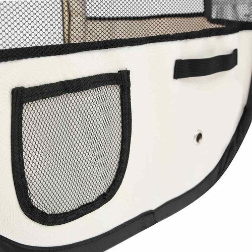  Sklopiva ogradica za pse s torbom plava 145 x 145 x 61 cm Slike