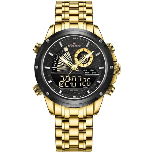 Sat NAVIFORCE RI-29604 - Zlatna / Crna KP29604 Cene