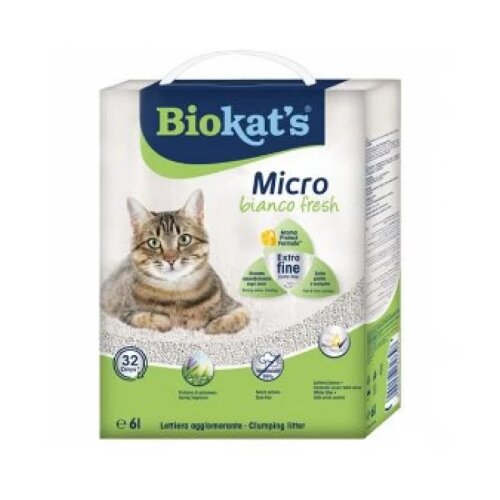 Biokats BIOKAT S MICRO BIANCO FRESH POSIP ZA MACKE 6LT Cene