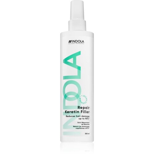 Indola Repair Keratin Filler regeneracijska kura za po&amp;scaron;kodovane in kemično obdelane lase 300 ml Slike