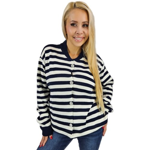 Pri Warm and cozy women&amp;#039;s striped sweater autumn winter SARAH Slike