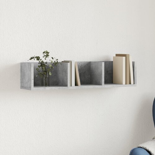 Furnova Stenska omarica betonsko siva 75x18x16,5 cm inženirski les, (21949846) Slike