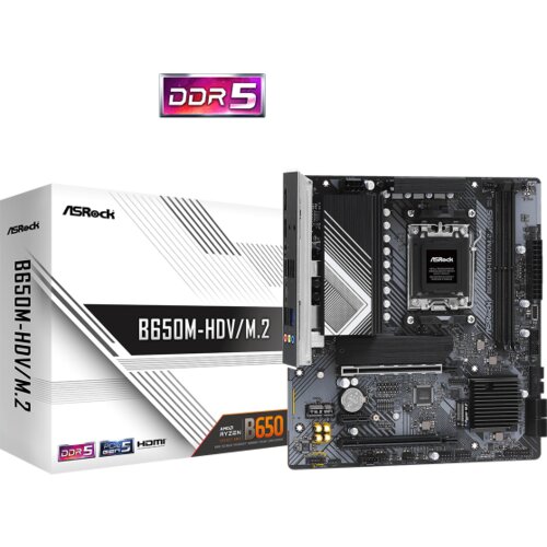 AsRock AMD AM5 B650M-HDV M.2 Slike