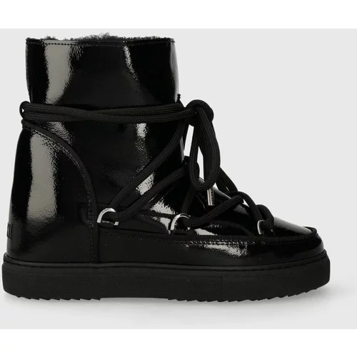 Inuikii Kožne cipele za snijeg Full Leather Naplack Wedge boja: crna, 75203-094