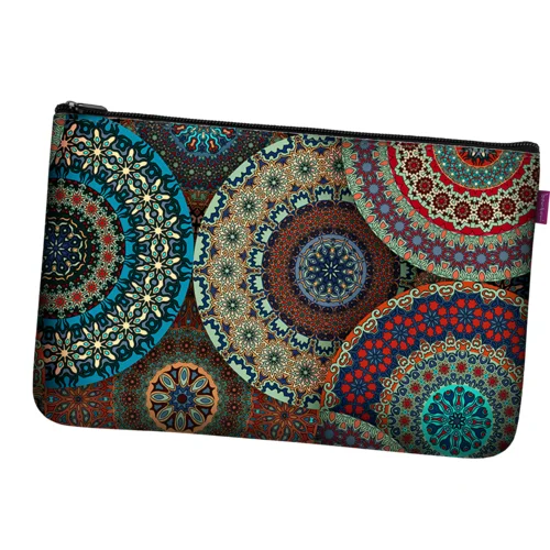 Bertoni Unisex's Big Pocket Cosmetic Bag Casablanca