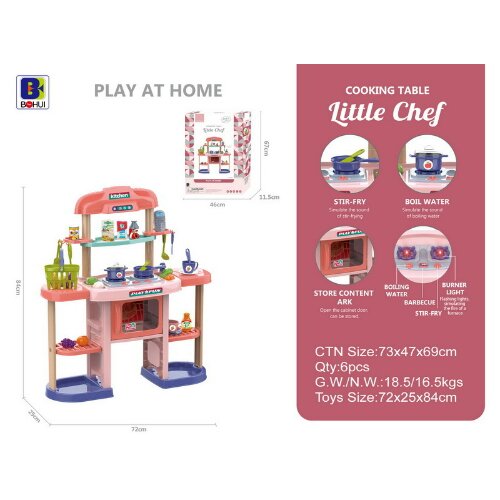  kuhinjski set roze Cene