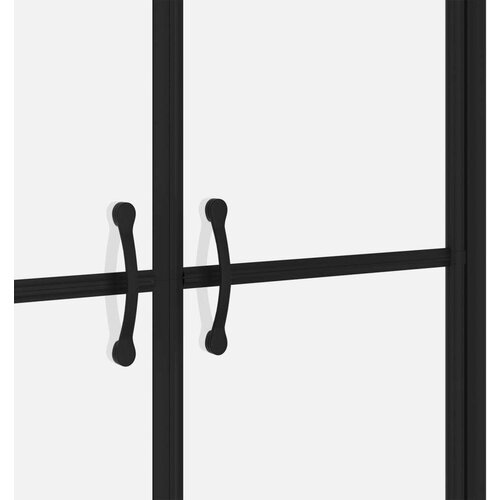 VidaXL vrata za tu&amp;scaron;-kabinu prozirna ESG (98 - 101) x 190 cm Slike