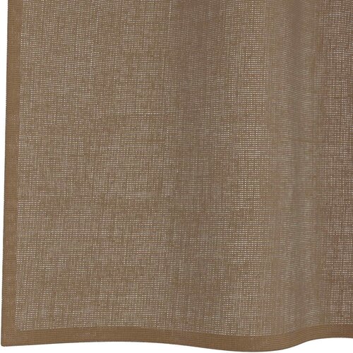 Voile zavjese s petljama 2 kom svijetlosmeđe 140x245 cm Slike