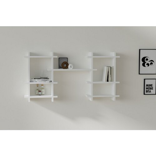 HANAH HOME tefo - white white wall shelf Slike
