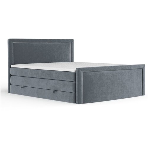Maison de Rêve Tamno sivi boxspring krevet s prostorom za odlaganje 160x200 cm Lavenda – Cijene