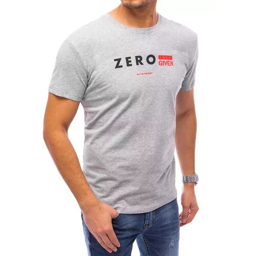 DStreet T-shirt męski z nadrukiem jasnoszary Cijene