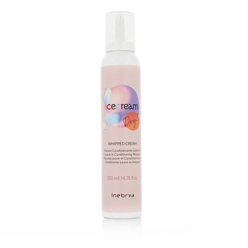 Inebrya Ice Cream Dry-T Whipped Cream 200 ml balzam za lase neukrotljivi in poškodovani lasje vse vrste las unisex Cene