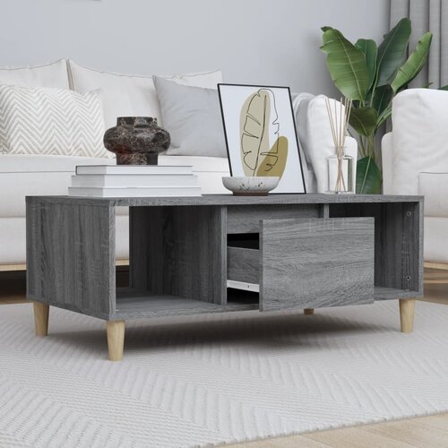  Stolić za kavu boja sivog hrasta 90x50x36,5cm konstruirano drvo Cene