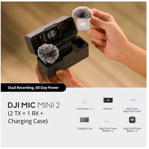 Dji Mic Mini 2 (2 TX+1 RX+ Charging Case) Cijene