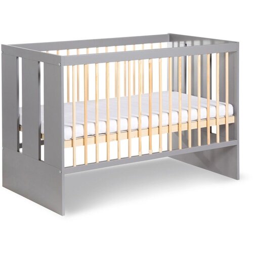 Klups krevet s ogradom PAULINE 120x60, sivi Slike