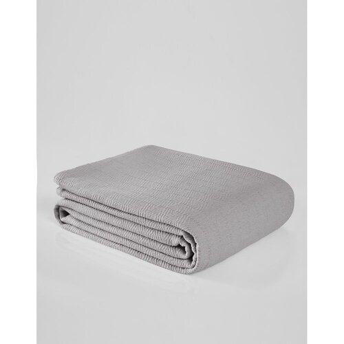 Mijolnir Sivo bombažno pregrinjalo za zakonsko posteljo 200x230 cm Serenity &ndash; Cene