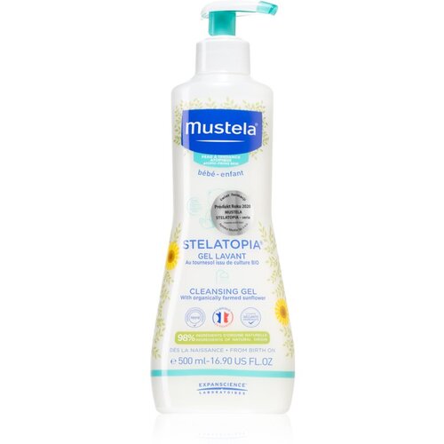 Mustela Bébé Stelatopia® cleansing gel čistilni gel za otroke z atopično kožo 500 ml za otroke Cene