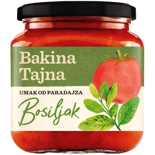 Bakina Tajna paradajz sos sa bosiljkom, 300g