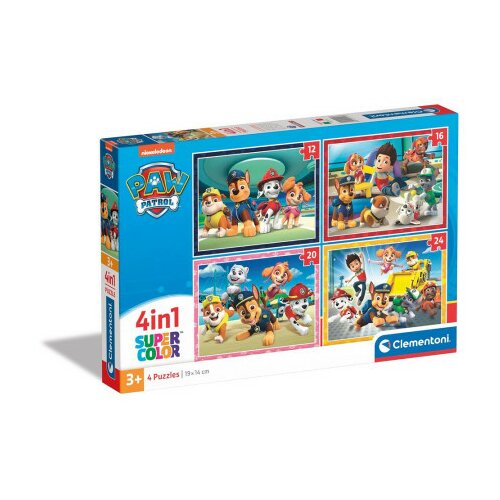 Clementoni puzzle 4in1 puzzle paw patrol ( CL21513 ) Slike