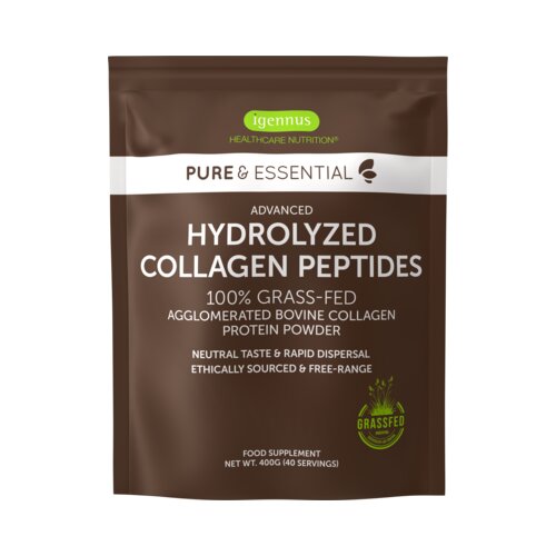 Igennus Pure & Essential Hydrolysed Collagen Peptides - 400 g Cene