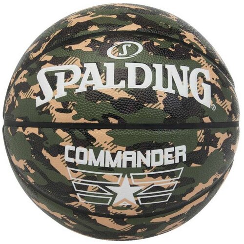  Ko&amp;scaron;arka&amp;scaron;ka Lopta Spalding Commander Camo Zelena Maslina 7 sintetski (Veličina 7) Slike