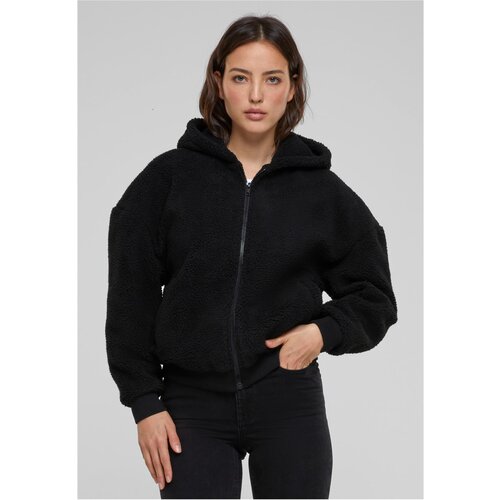 UC Ladies Ladies Oversized Sherpa Zip Hoody black Slike