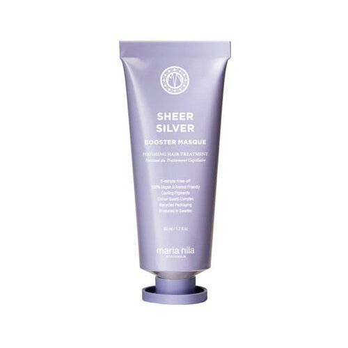 Maria Nila Sheer Silver Booster Masque dubinski hranjiva zavr&scaron;na njega s ljubičastim pigmentom 50 ml za žene Cijene