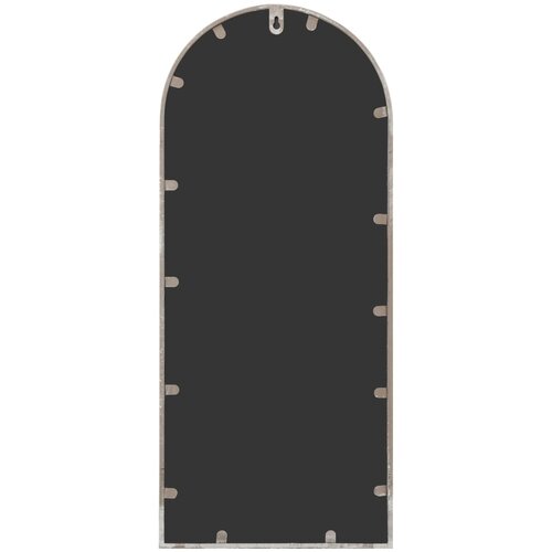  Vrtno ogledalo boja pijeska 100x45 cm željezno vanjska upotreba Slike