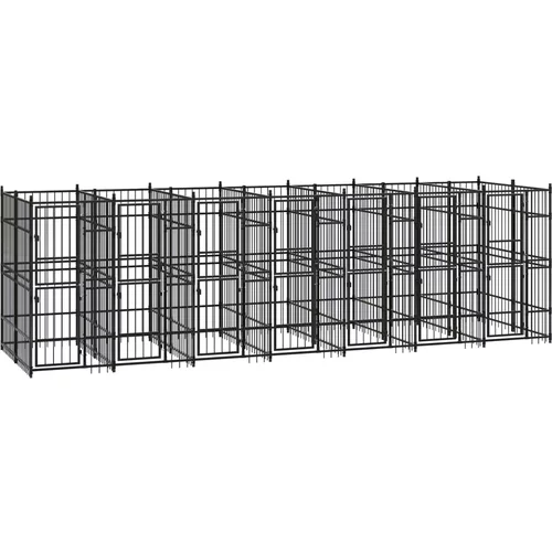  vanjski kavez za pse čelični 12,9 m²