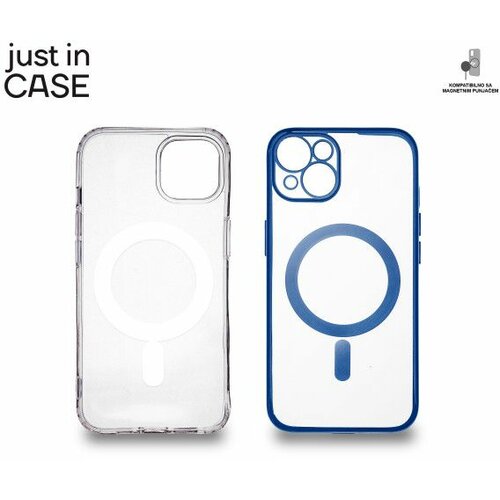 Just In Case 2u1 Extra case MAG MIX paket PLAVI za iPhone 13 Slike
